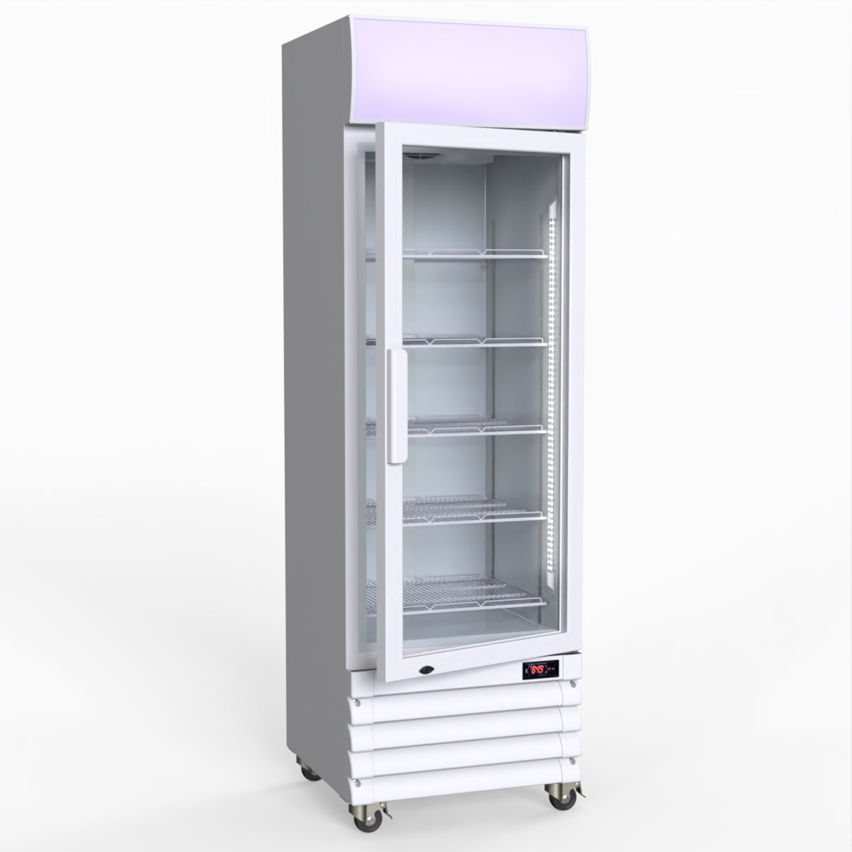 Thermaster Single Glass Door Colourbond Upright Drink Fridge LG-370GE