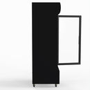 Thermaster 540L Single Glass Door Black Colourbond Upright Drink Fridge LG-540BP