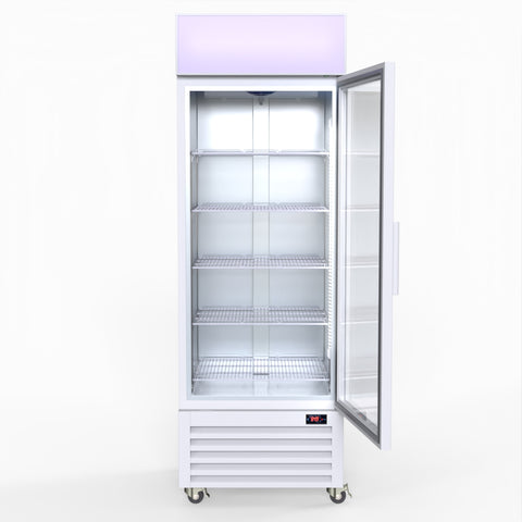 LG-540P Thermaster 540L Single Glass Door Colourbond Upright Drink Fridge White LG-540P