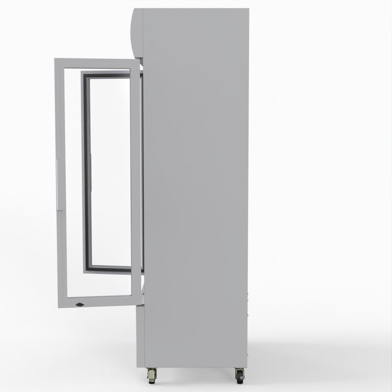 Thermaster 580L Double Glass Door Colourbond Upright Drink Fridge LG-580P