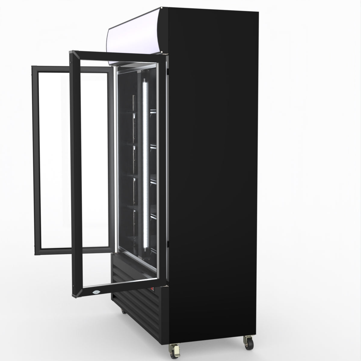 Thermaster Two Glass Door Colourbond Upright Drink Fridge - LG-730BP