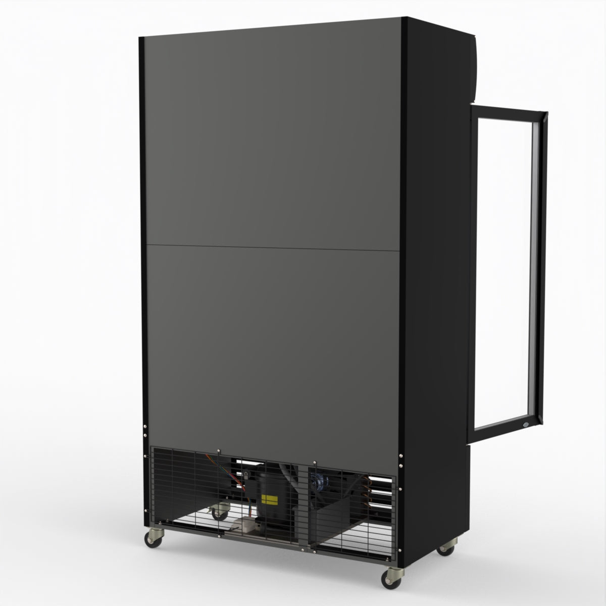 Thermaster Two Glass Door Colourbond Upright Drink Fridge - LG-730BP