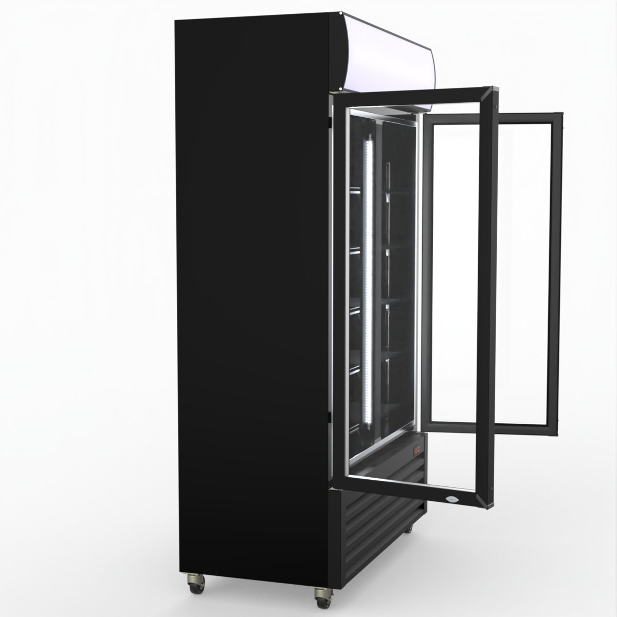Thermaster Two Glass Door Colourbond Upright Drink Fridge - LG-730BP