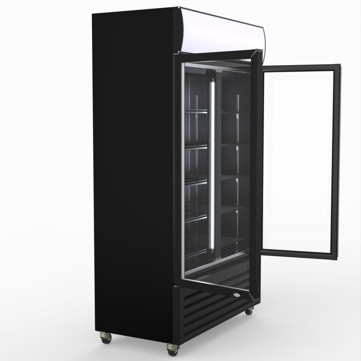 Thermaster Two Glass Door Colourbond Upright Drink Fridge - LG-730BP