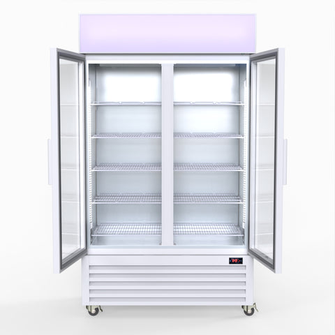 LG-730P Thermaster 730L Two Glass Door Colourbond Upright Drink Fridge LG-730P