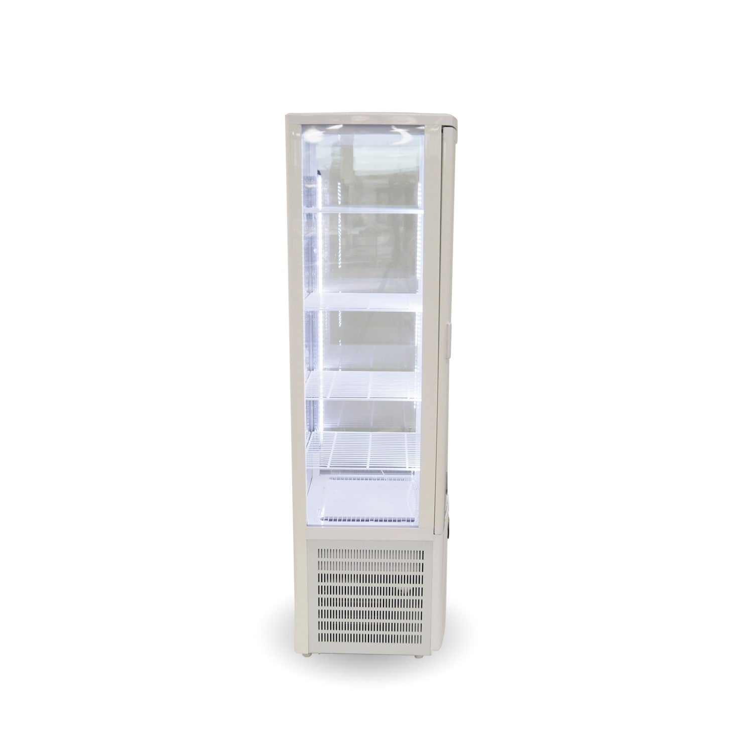 LSC235 Four-sided Countertop Display Fridge Ivory-white