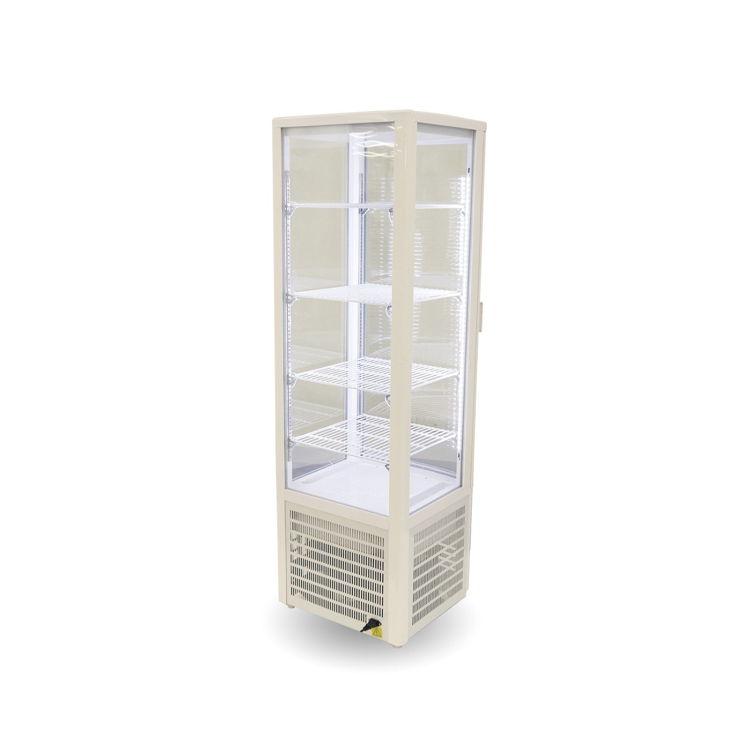LSC235 Four-sided Countertop Display Fridge Ivory-white