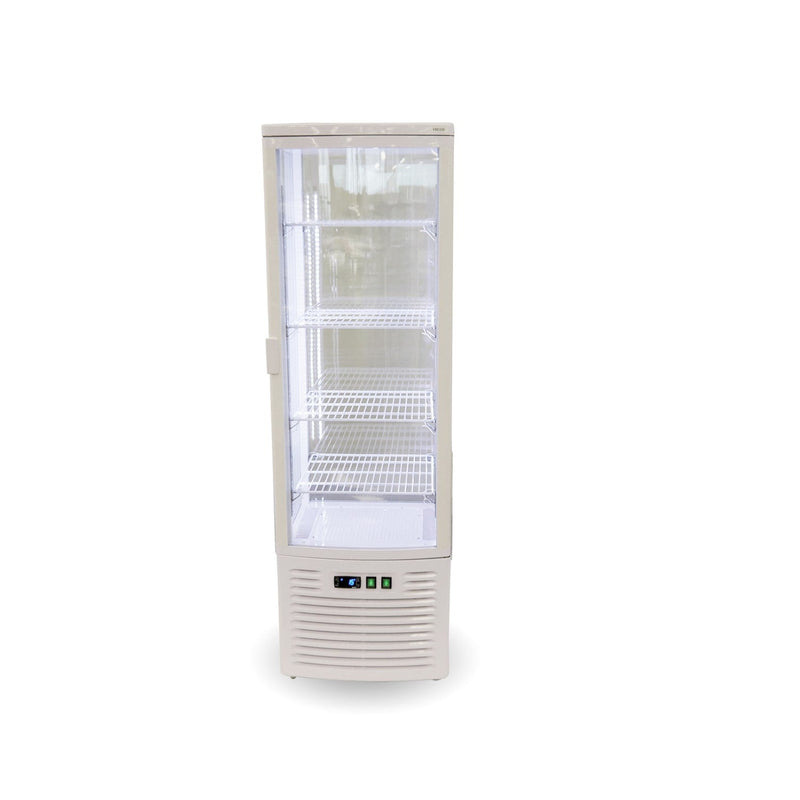 LSC235 Four-sided Countertop Display Fridge Ivory-white