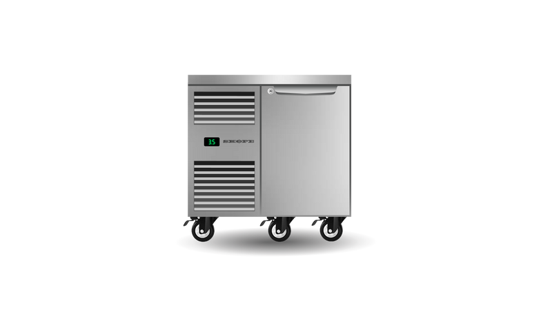 Skope Skope ProSpec One Solid Door Underbench GN 1/1 Fridge 126L - PG11.UBR.1.SD