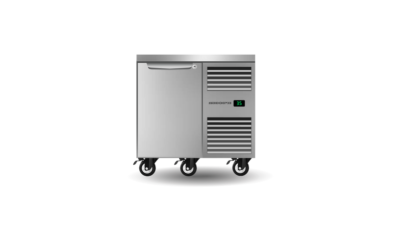 Skope Skope ProSpec One Solid Door Underbench GN 1/1 Right Hand Fridge 126L - PG11.UBR.1.SD.RH