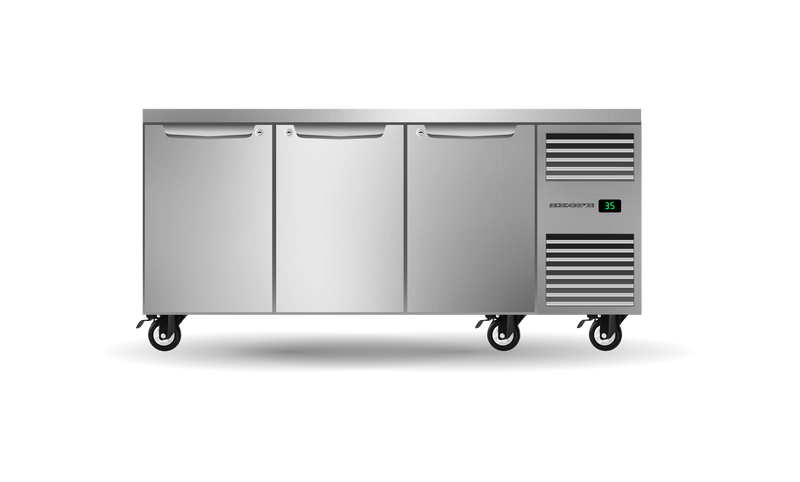 Skope Skope ProSpec Three Solid Door Underbench GN 1/1 Right Hand Fridge 447L - PG11.UBR.3.SD.RH