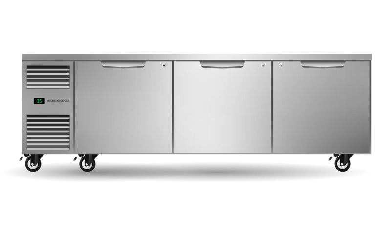 Skope Skope Three Solid Door Underbench GN2/1 Fridge 768L - PG21.UBR.3.SD