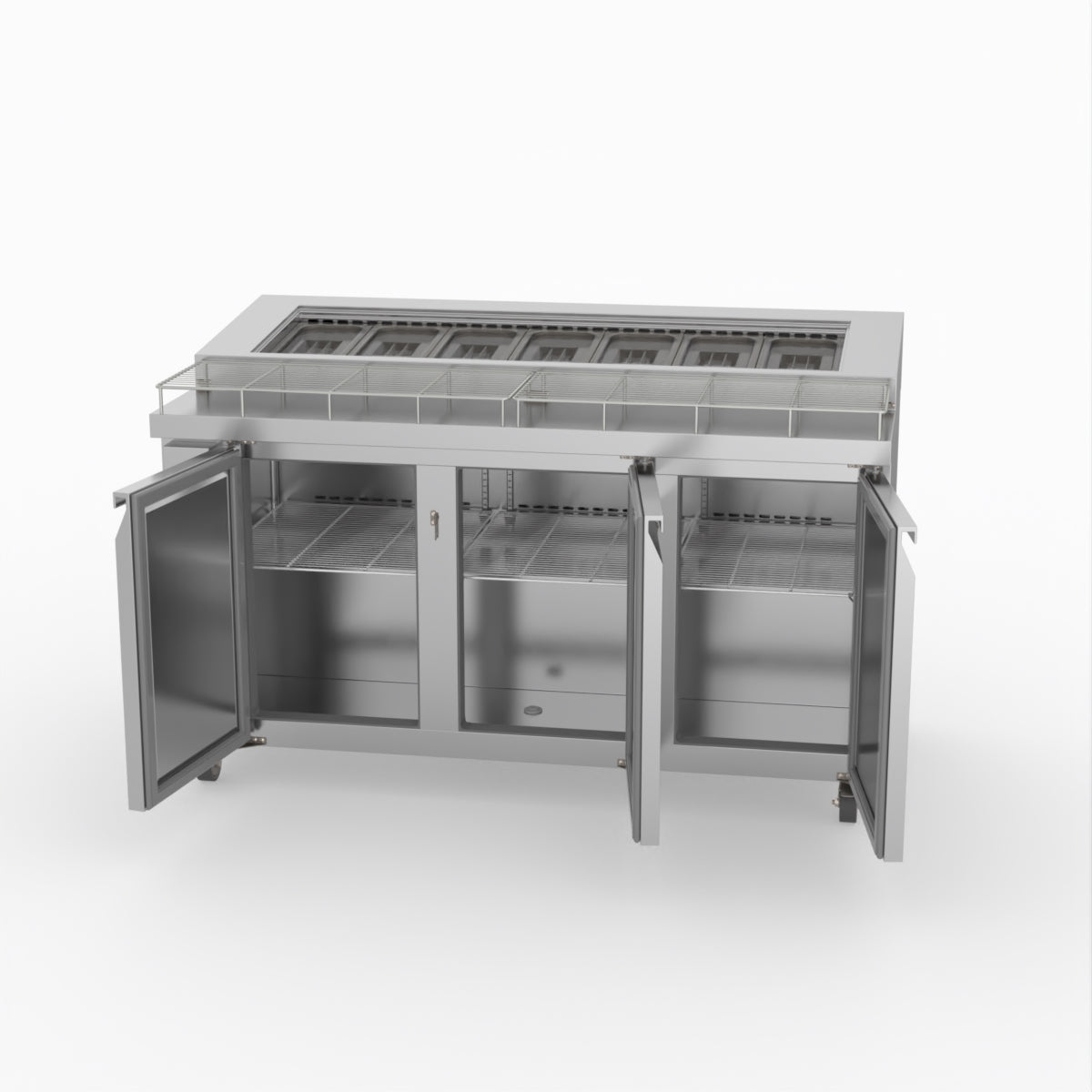 Thermaster Three Door Deluxe Pizza Prep Bench PWB150