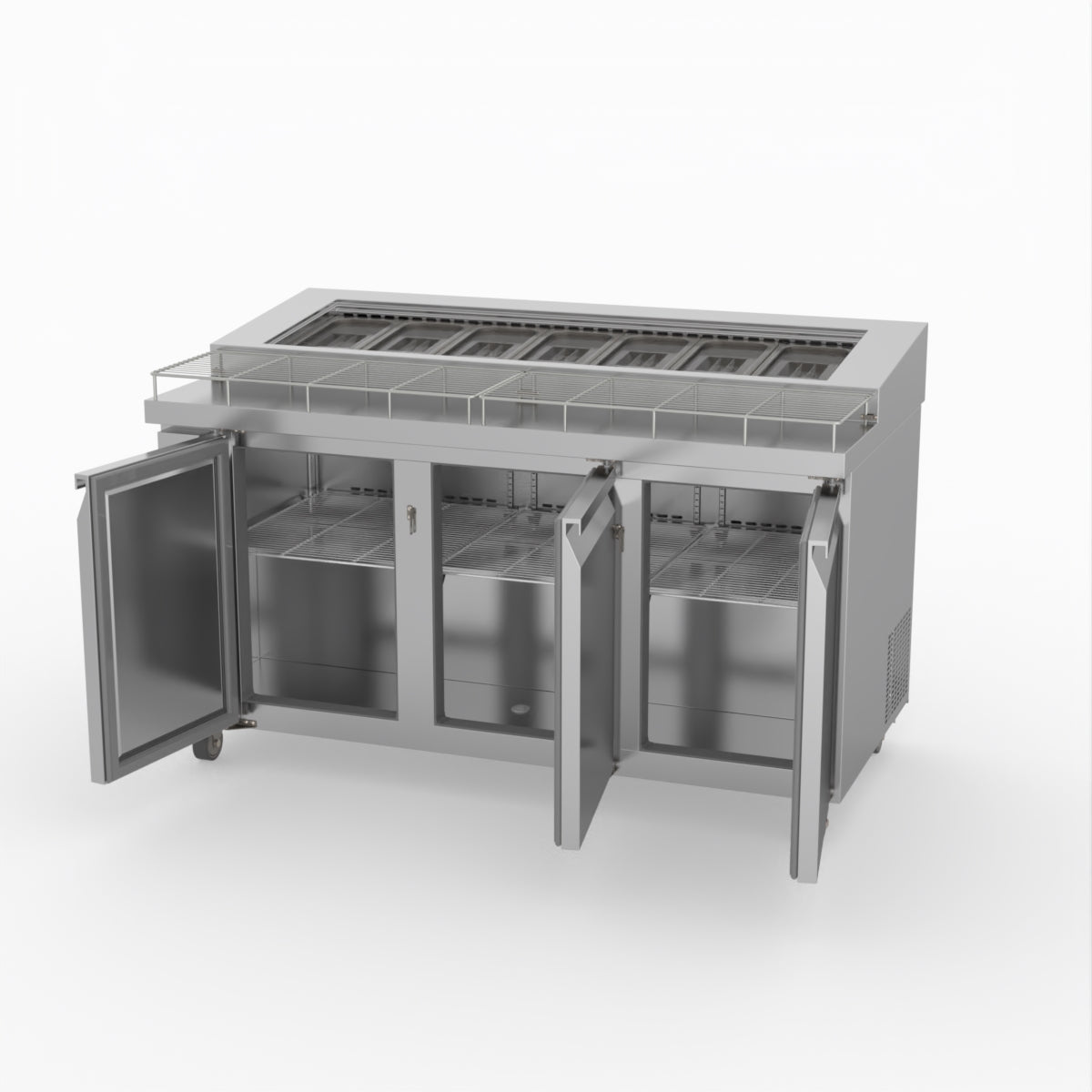 Thermaster Three Door Deluxe Pizza Prep Bench PWB150