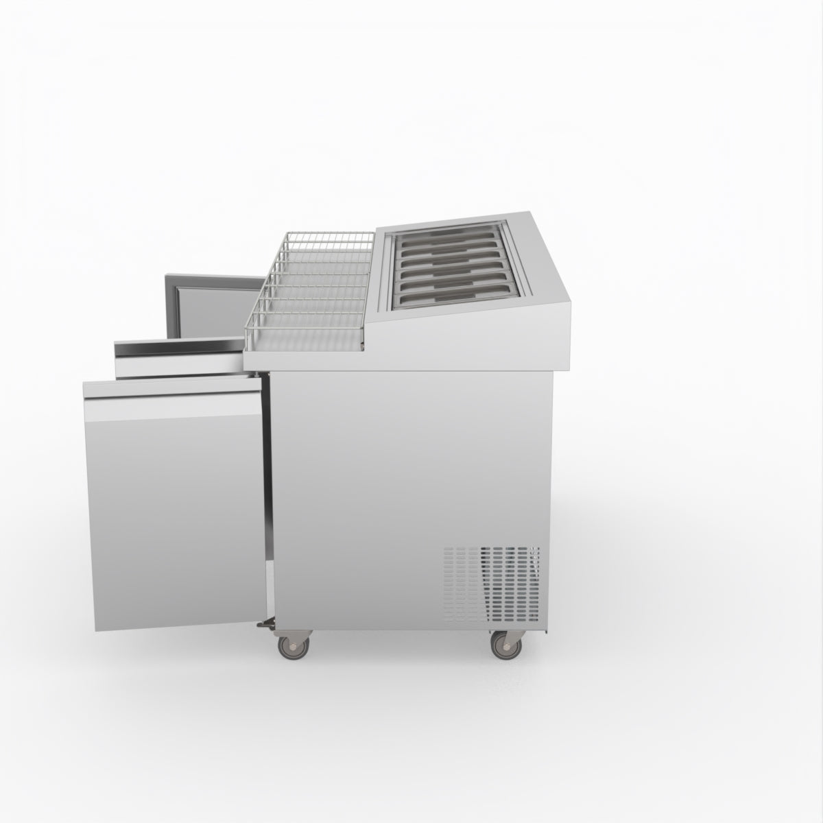 Thermaster Three Door Deluxe Pizza Prep Bench PWB150