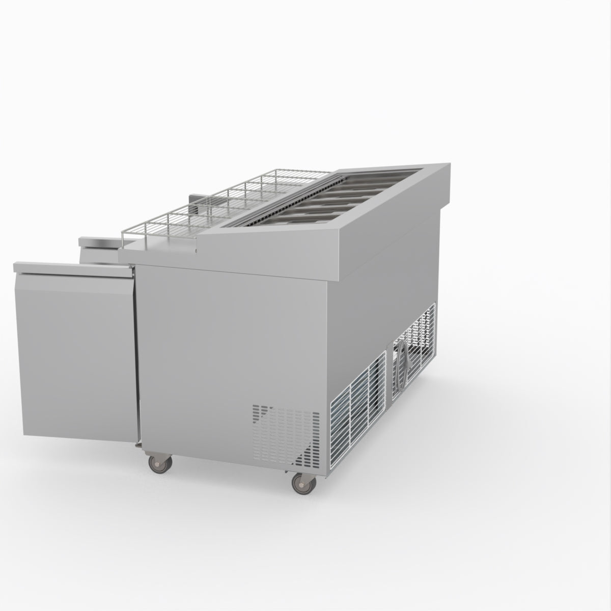 Thermaster Three Door Deluxe Pizza Prep Bench PWB150