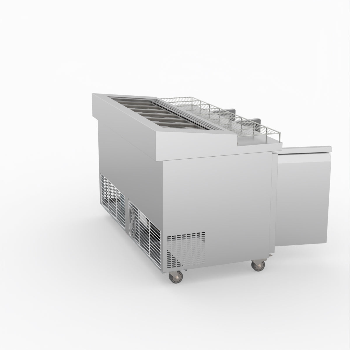 Thermaster Three Door Deluxe Pizza Prep Bench PWB150