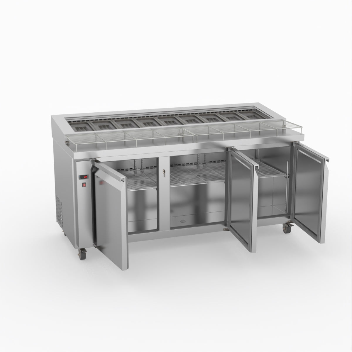 Thermaster Three Door Deluxe Pizza Prep Bench PWB180