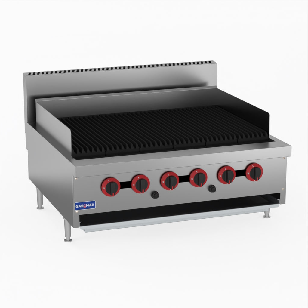 QR-36EULPG ULPG Gas 6 Burner Char Grill Top