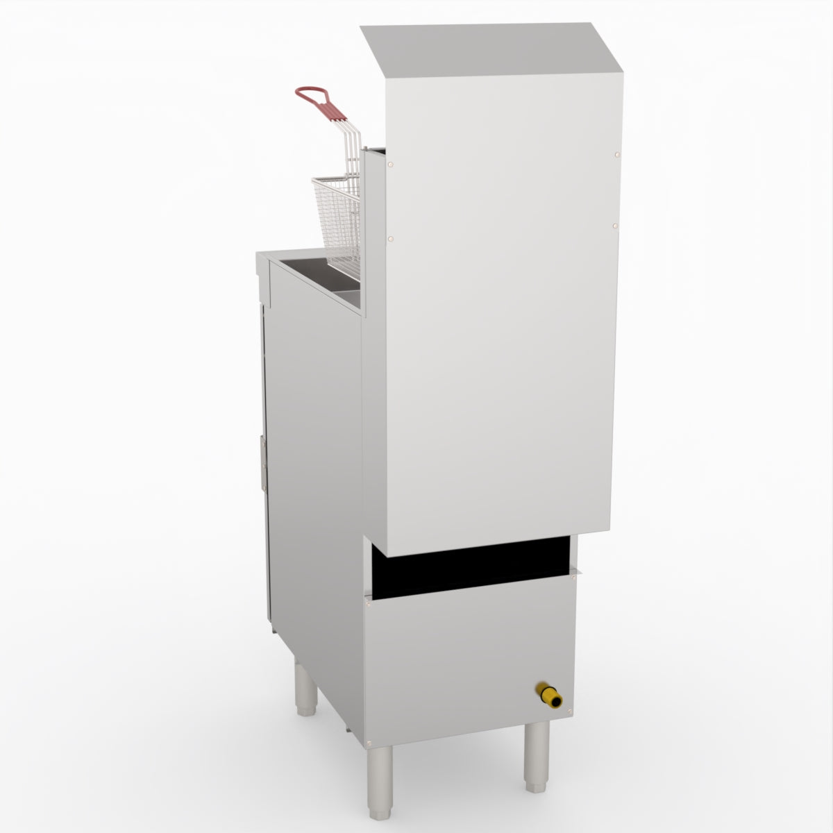 FryMAX Superfast Natural Gas Tube Fryer RC300E