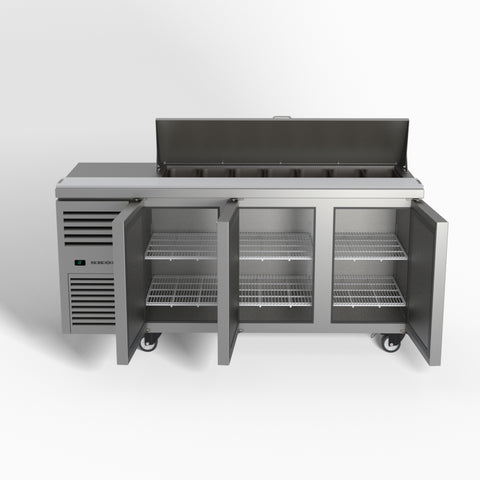 RF7.PPS.3.SD Skope ReFlex 3 Solid Door GN Compatible Salad Preparation Fridge