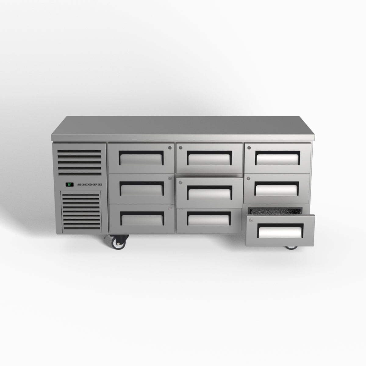 Skope ReFlex 9 Drawer Underbench GN 1/1 Fridge