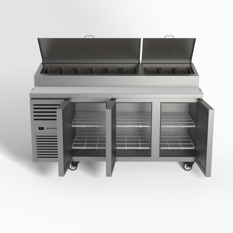 RF8.PPZ.3.SD Skope ReFlex 3 Solid Door GN Compatible Pizza Preparation Fridge