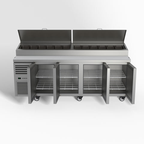 RF8.PPZ.4.SD Skope ReFlex 4 Solid Door GN Compatible Pizza Preparation Fridge