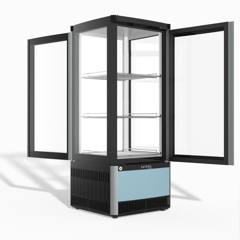 Skope SC112N-A 4 Glass Sided Display Fridge