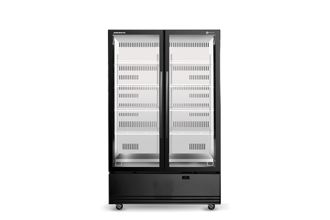Skope Skope SKB1200N-A 2 Glass Door Display or Storage Fridge  1079L - SKB1200N-A