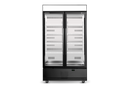 Skope SKB1200N-AC 2 Glass Door Display or Storage Fridge, Lit Sign - SKB1200N-AC