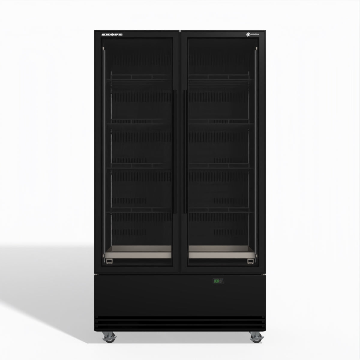 Skope Skope 2 Glass Door Display or Storage Fridge - SKB900N-A 880L - Black  - SKB900N-A