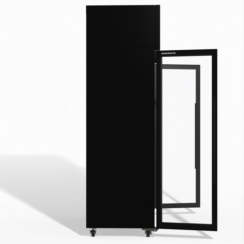 TMF1000N-A 2 1 Glass Door Upright Display or Storage Freezer