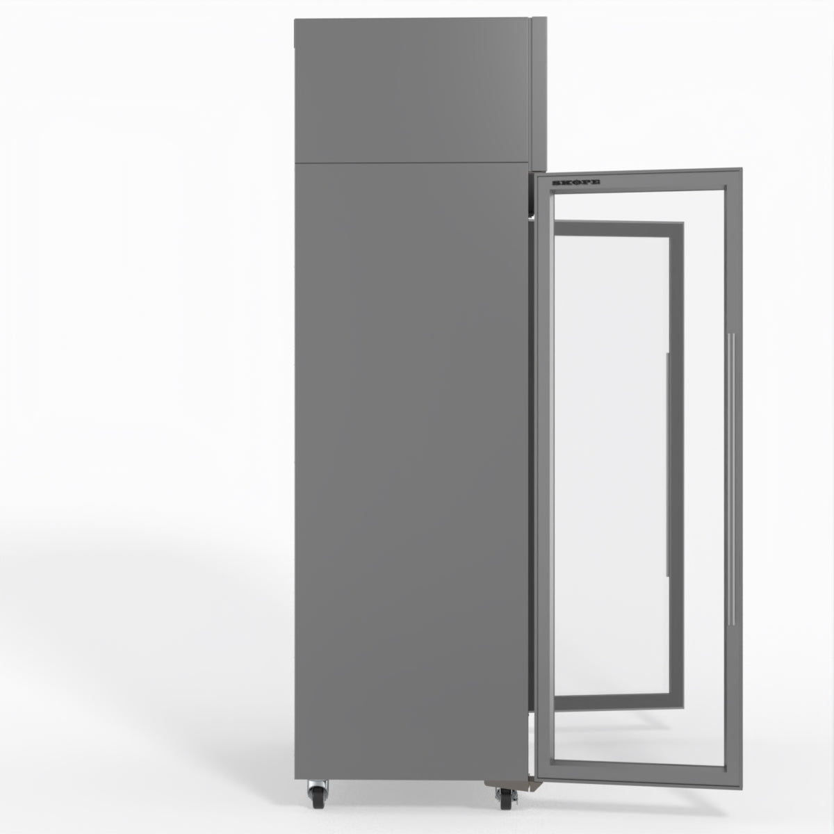 Skope SKFT1000N-A 2 Glass Door Upright Display or Storage Freezer
