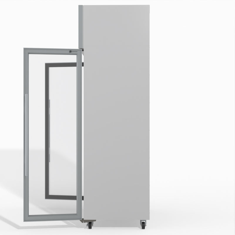 TMF1000N-A 2 1 Glass Door Upright Display or Storage Freezer