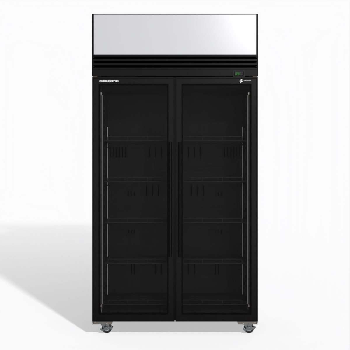 TMF1000N-AC 2 Glass Door Display or Storage Freezer Lit Sign