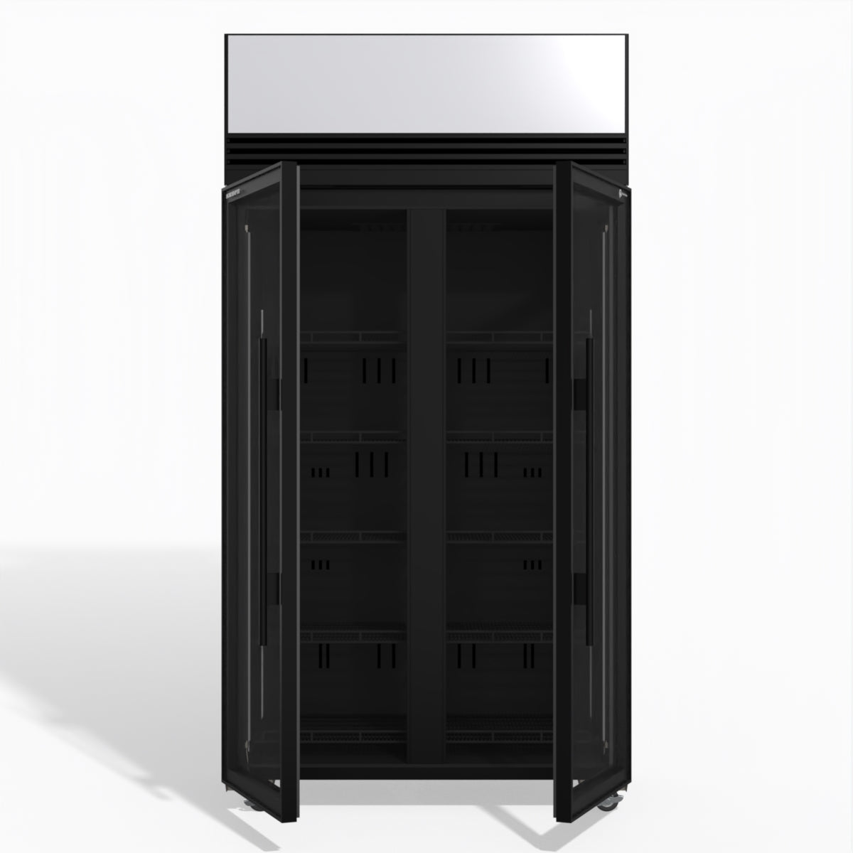 TMF1000N-AC 2 Glass Door Display or Storage Freezer Lit Sign