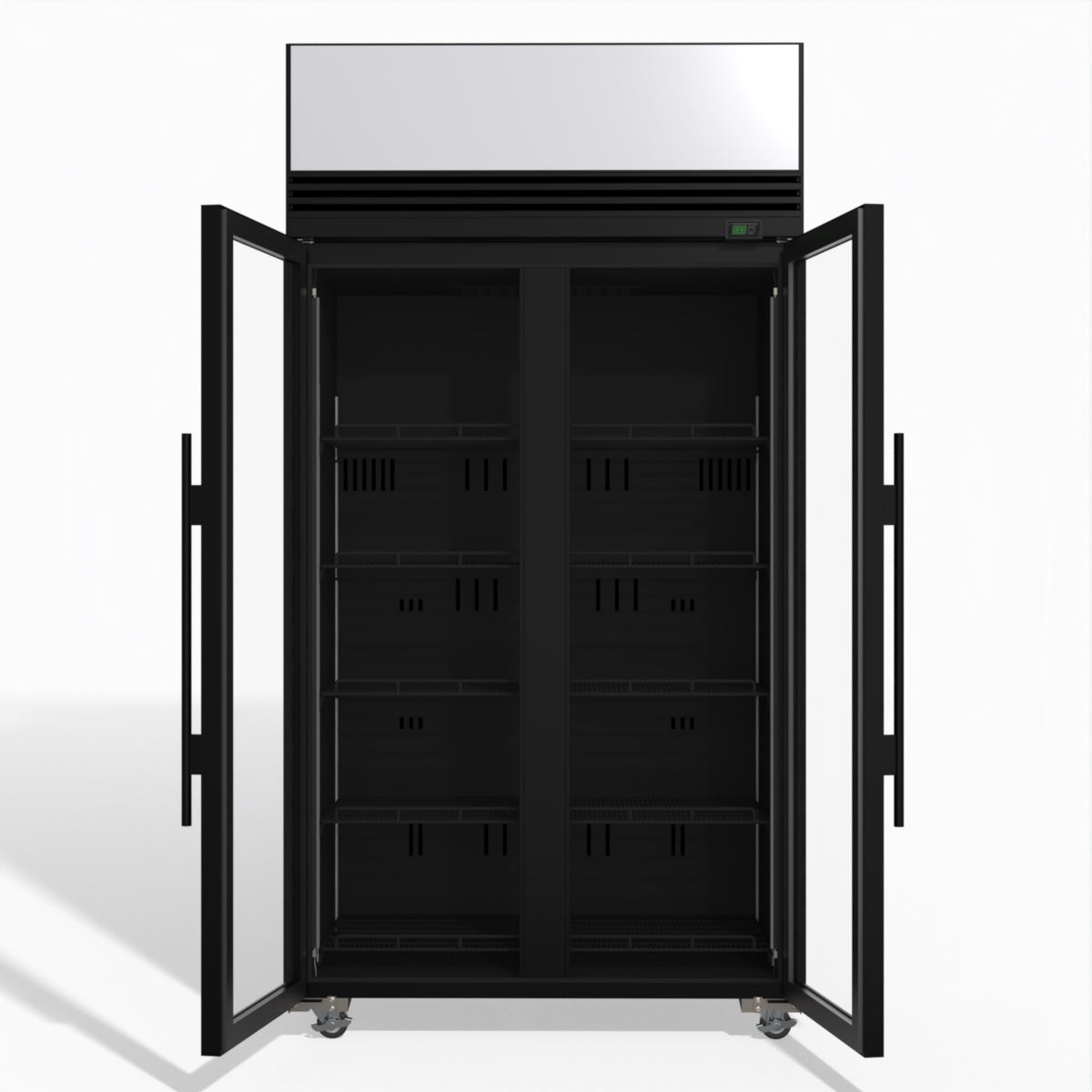 TMF1000N-AC 2 Glass Door Display or Storage Freezer Lit Sign