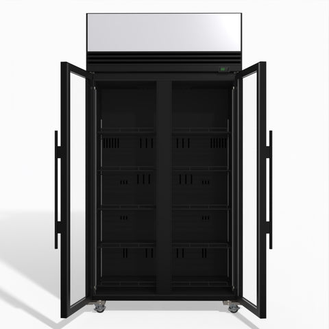 TMF1000N-AC-WHITE TMF1000N-AC 2 Glass Door Display or Storage Freezer Lit Sign