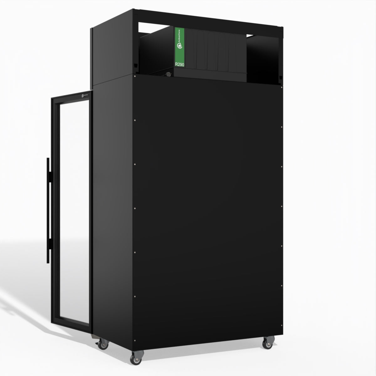 TMF1000N-AC 2 Glass Door Display or Storage Freezer Lit Sign