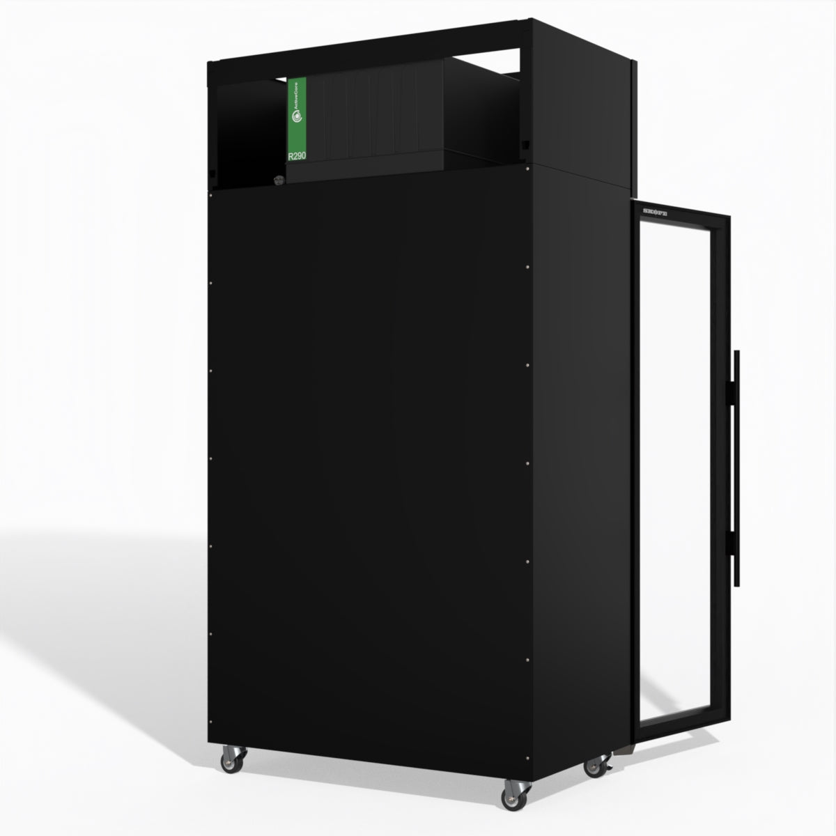 TMF1000N-AC 2 Glass Door Display or Storage Freezer Lit Sign