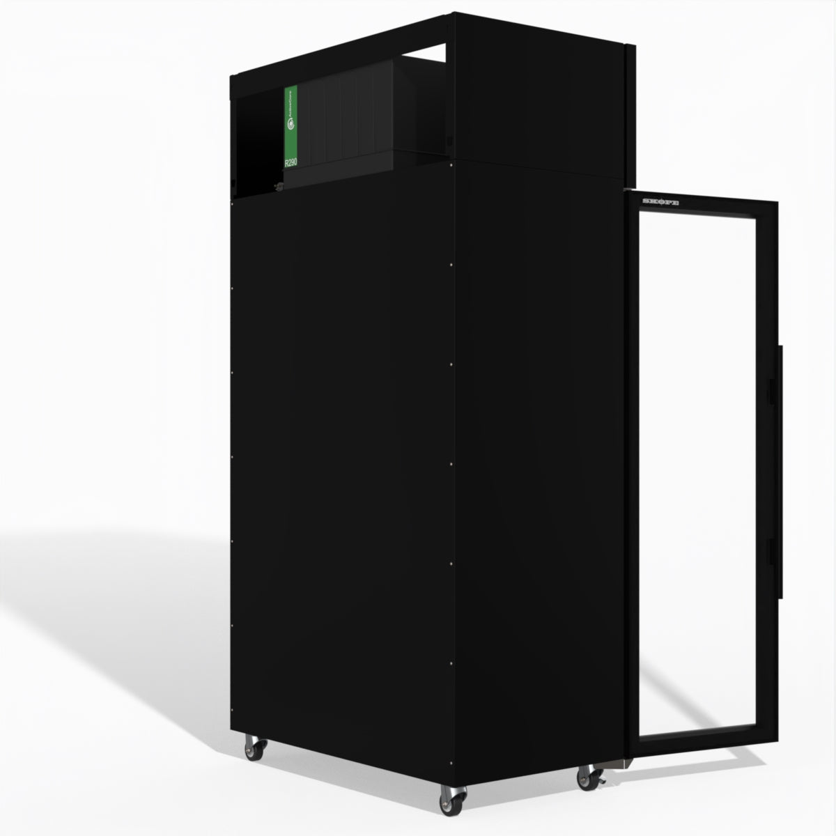 TMF1000N-AC 2 Glass Door Display or Storage Freezer Lit Sign