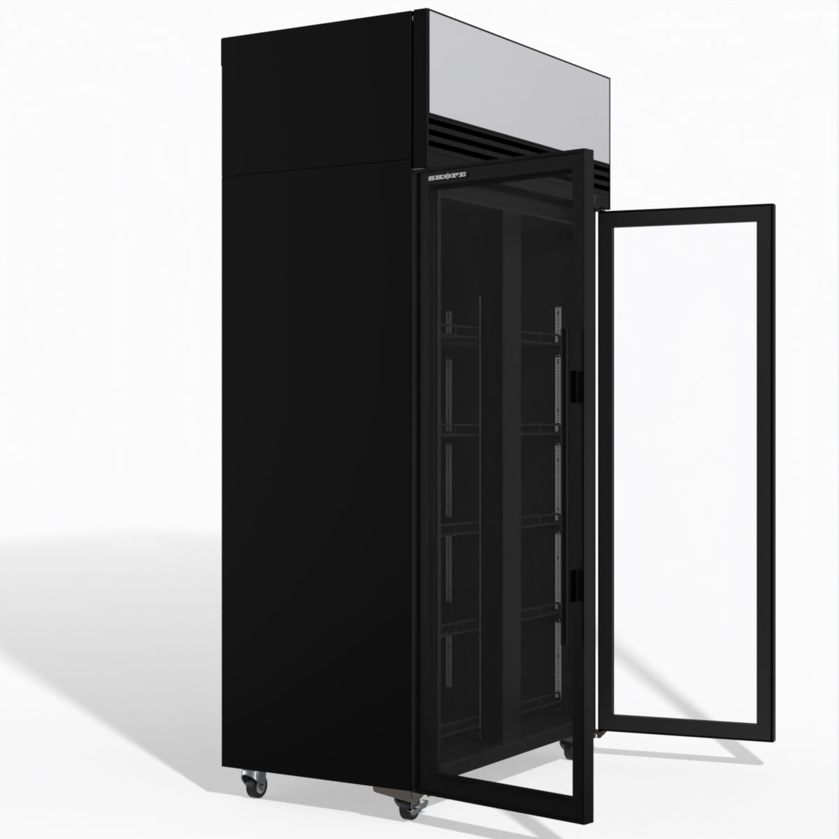 TMF1000N-AC 2 Glass Door Display or Storage Freezer Lit Sign