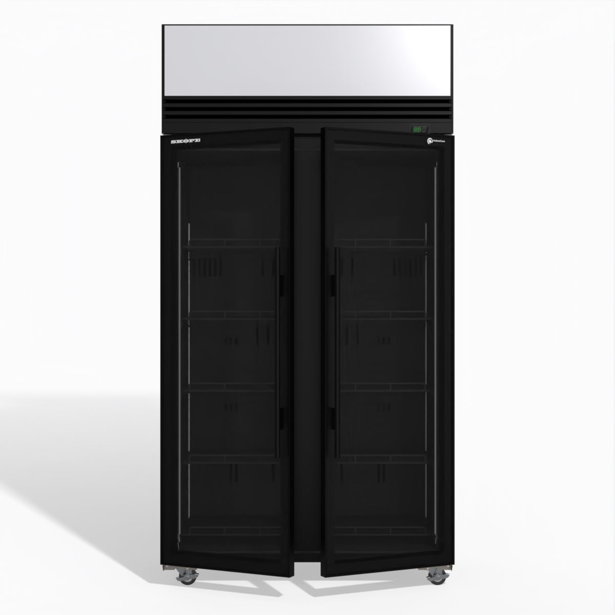 TMF1000N-AC 2 Glass Door Display or Storage Freezer Lit Sign