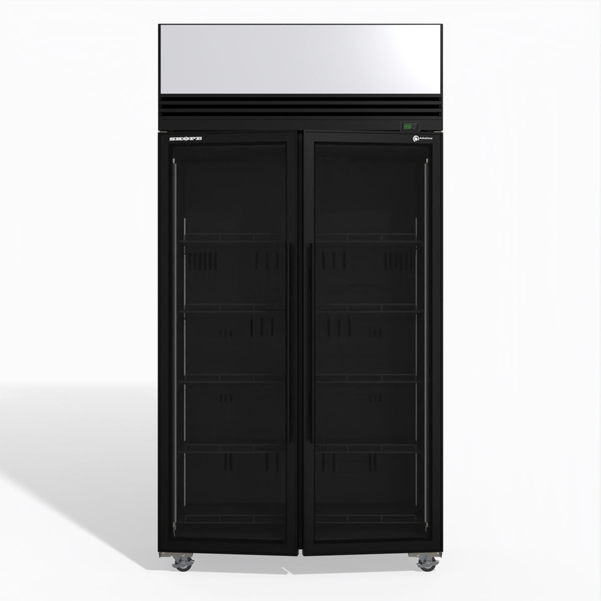 TMF1000N-AC 2 Glass Door Display or Storage Freezer Lit Sign