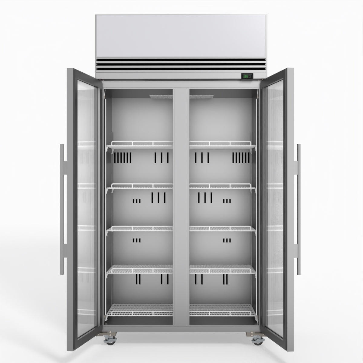 TMF1000N-AC 2 Glass Door Display or Storage Freezer Lit Sign