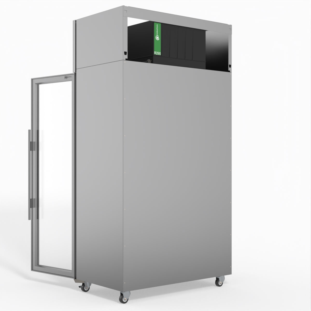 TMF1000N-AC 2 Glass Door Display or Storage Freezer Lit Sign