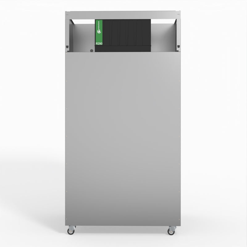 Skope SKFT1000NS-A 2 Solid Door Upright Display or Storage Freezer