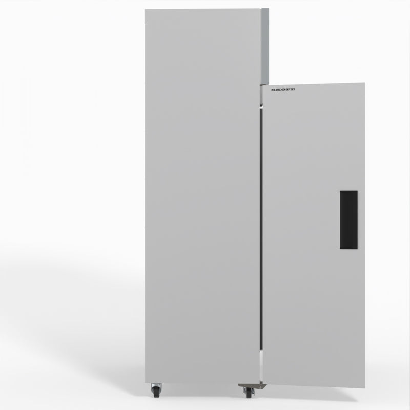 Skope SKFT1000NS-A 2 Solid Door Upright Display or Storage Freezer