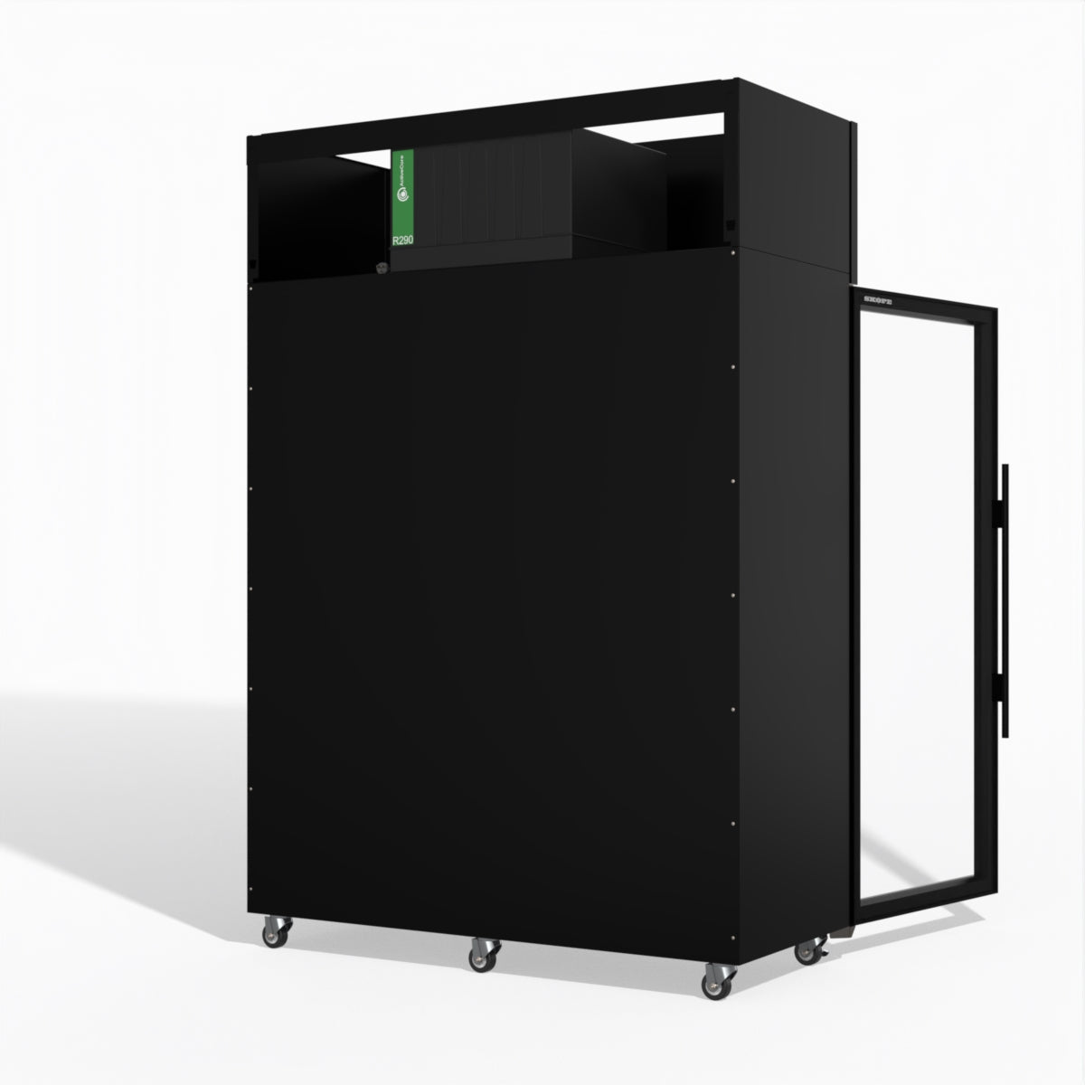 Skope SKFT1300N-A 2 Glass Door Upright Display or Storage Freezer